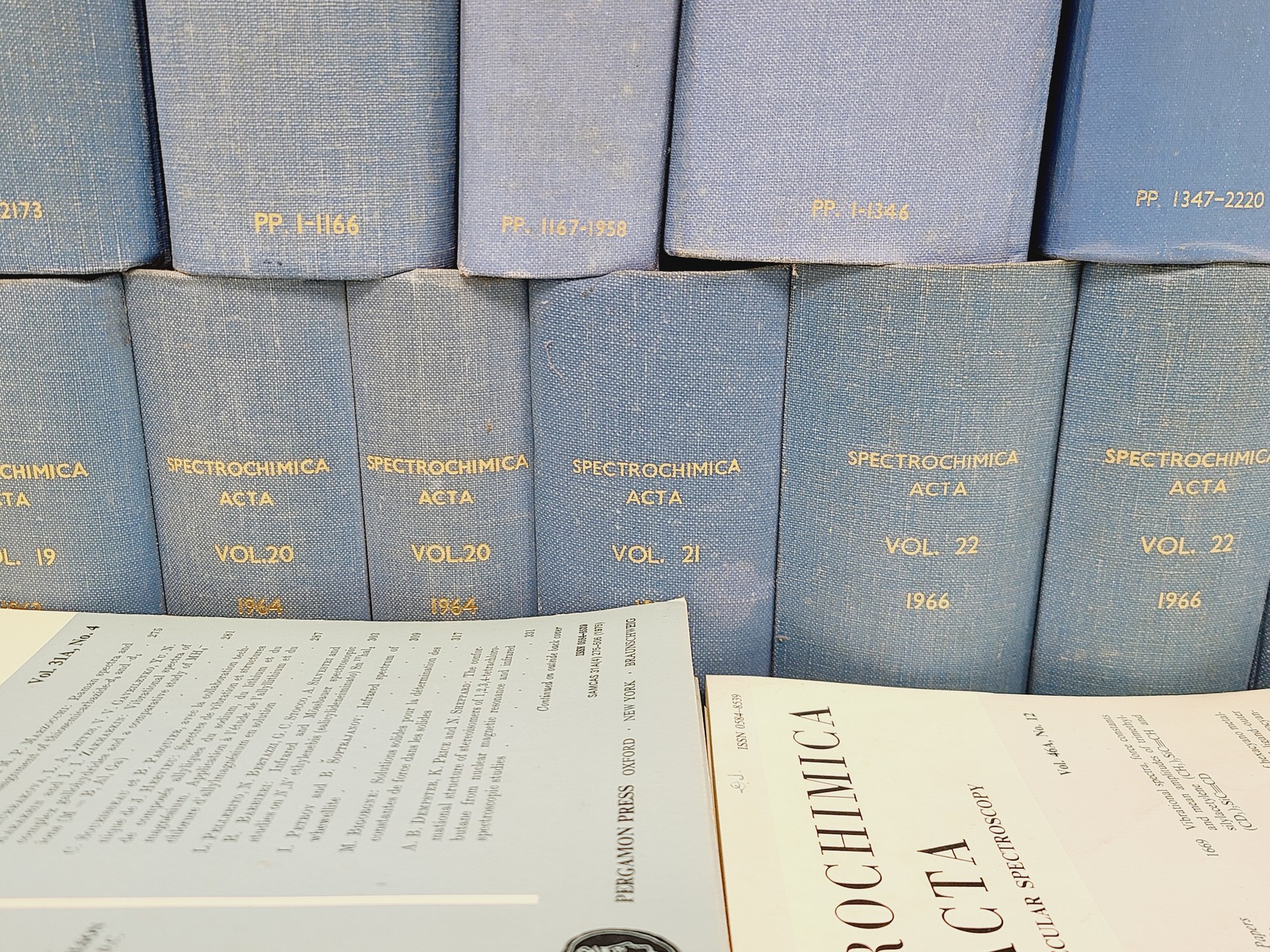 Image of Job Lot of Spectrochimica Acta Books & Manuals 