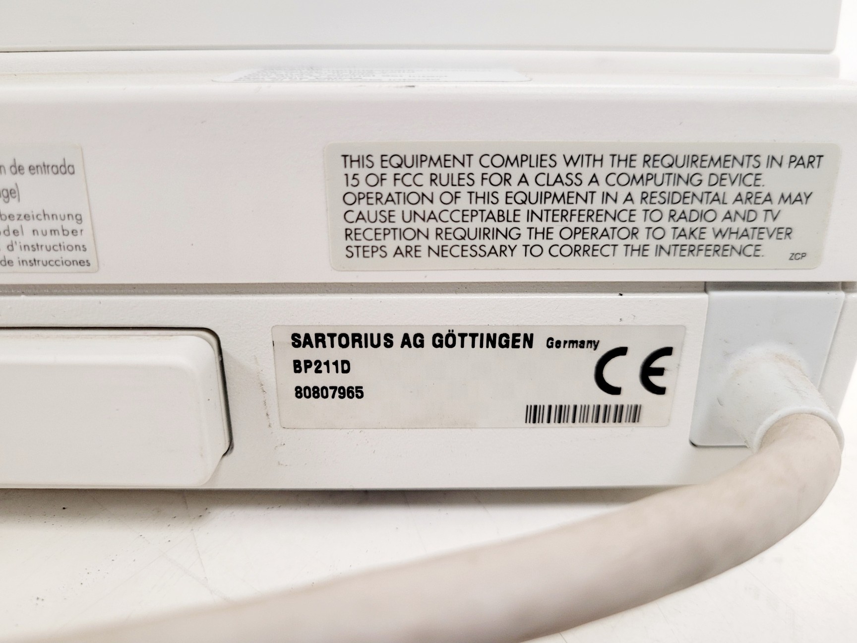 Image of Sartorius BP211D 3dp Analytical Balance Lab 