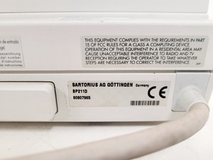 Thumbnail image of Sartorius BP211D 3dp Analytical Balance Lab 