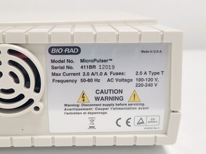 Thumbnail image of Bio-Rad MicroPulser Electroporation Unit Lab