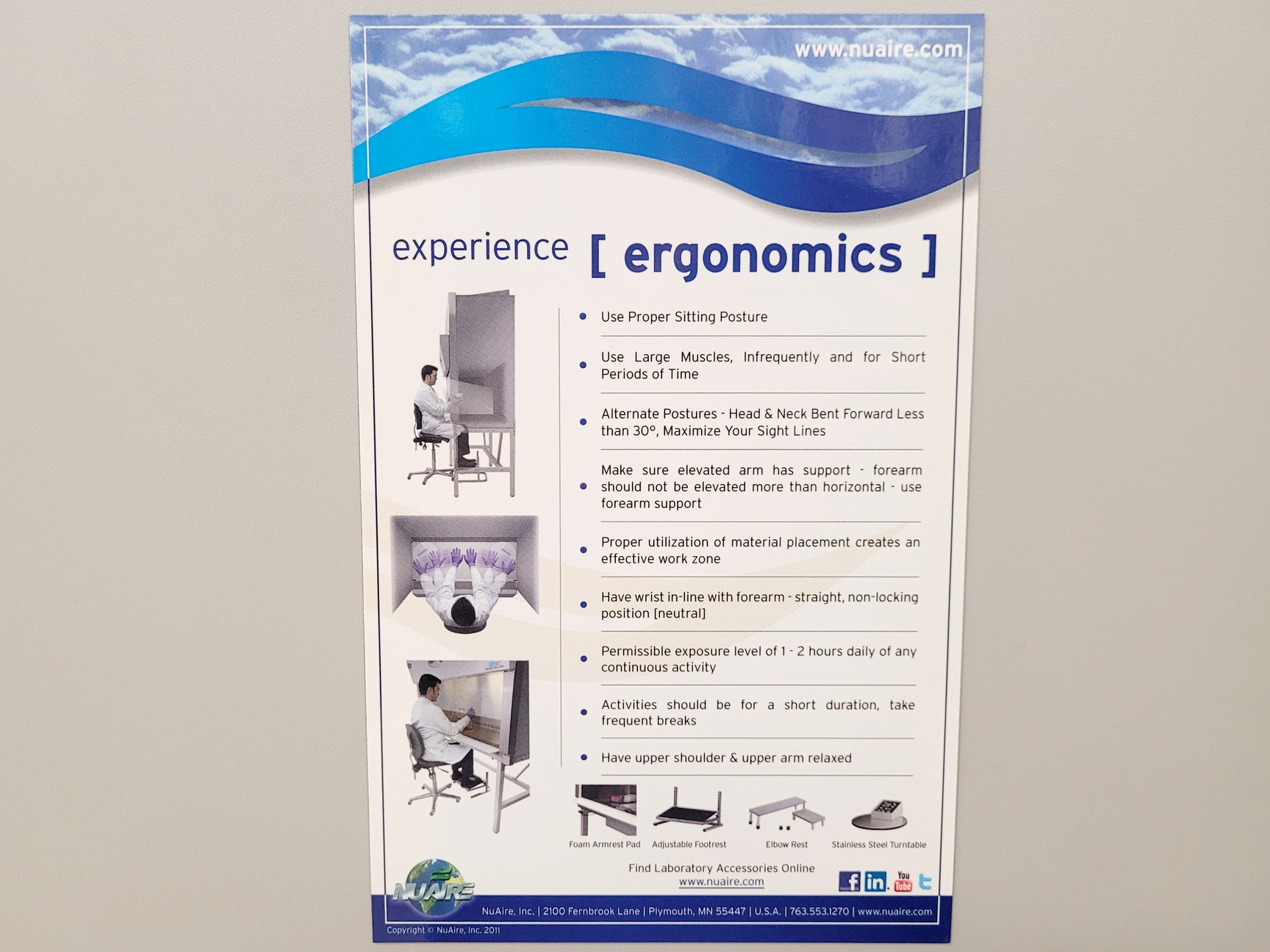 Image of Nuaire NU-S425-500E Series SP65 Class 2 Biological Safety Cabinet