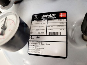Thumbnail image of Jun Air OF302-15B Air Compressor 15L