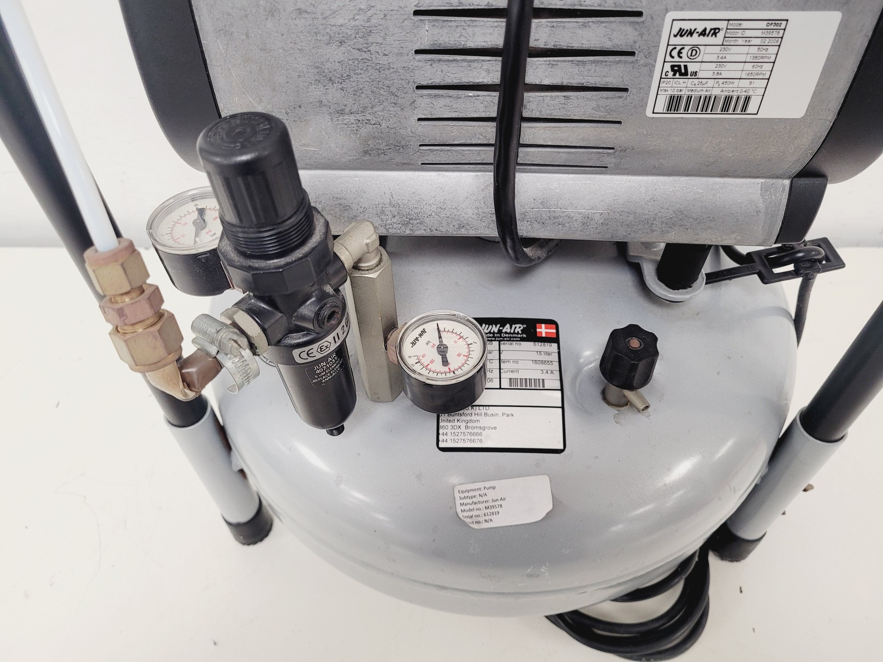 Image of Jun Air OF302-15B Air Compressor 15L