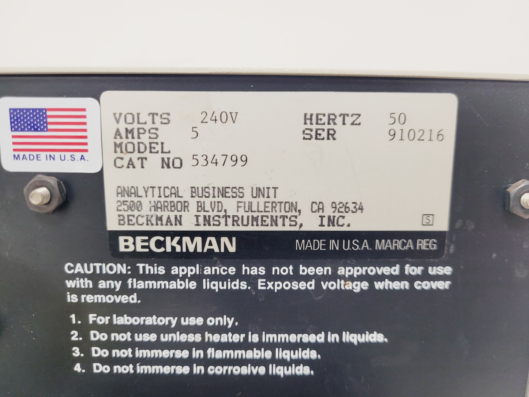 Image of Beckman GeneLine II Cooler w/ OES-2E-220/240 Oscillating Pump