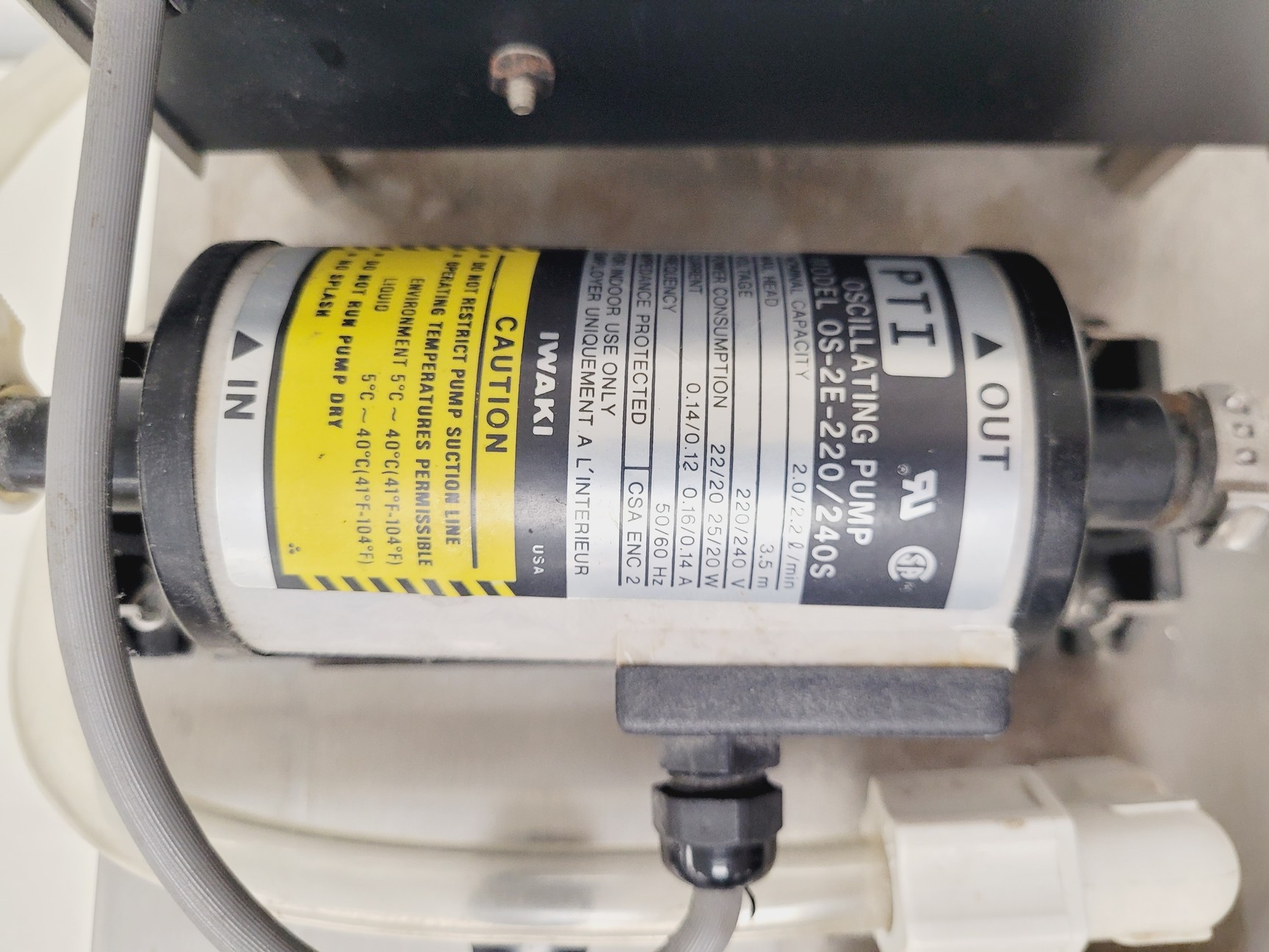 Image of Beckman GeneLine II Cooler w/ OES-2E-220/240 Oscillating Pump