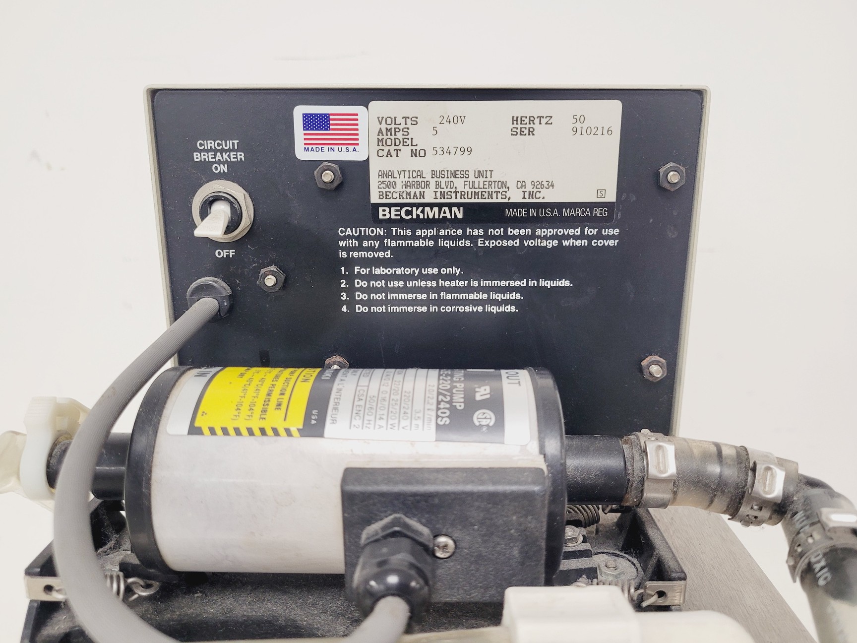 Image of Beckman GeneLine II Cooler w/ OES-2E-220/240 Oscillating Pump