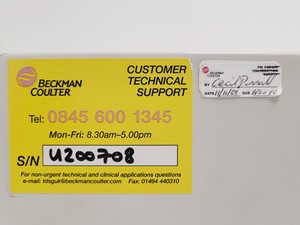 Thumbnail image of Beckman DU 520 Central Purpose UV/Vis Spectrophotometer Lab