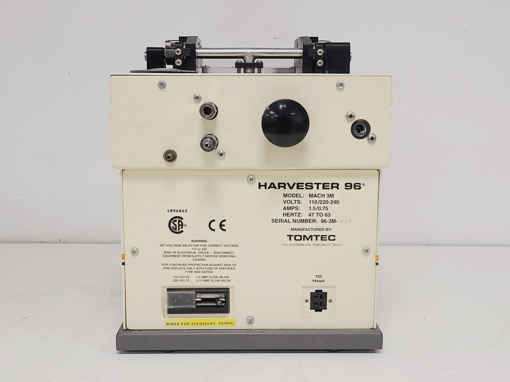 Image of Perkin Elmer Tomtec Harvester 96 Model Mach 3M w/ Accessories Lab