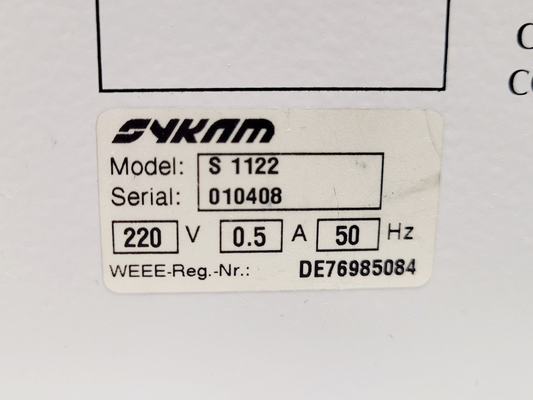 Image of SYKNM S 1122 Solvent Delivery System HPLC Chromatography Lab