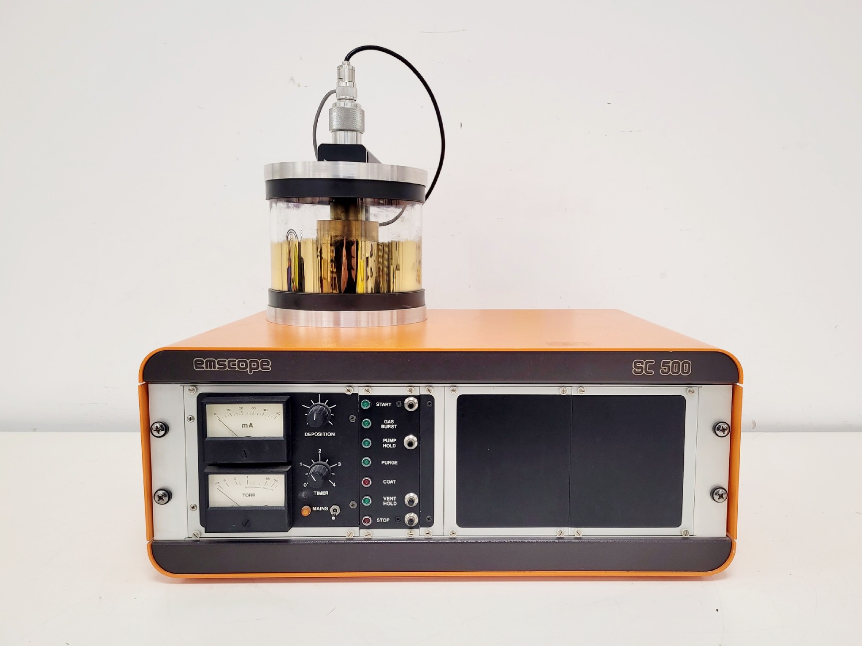 Image of Emscope Sputter Coater SC500 System w/ Emscope 20004A Pump Lab