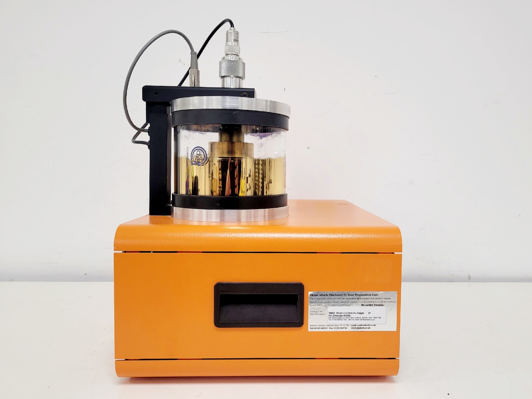 Image of Emscope Sputter Coater SC500 System w/ Emscope 20004A Pump Lab