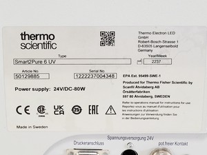 Thumbnail image of Thermo Scientific Smart2Pure Water Purification System