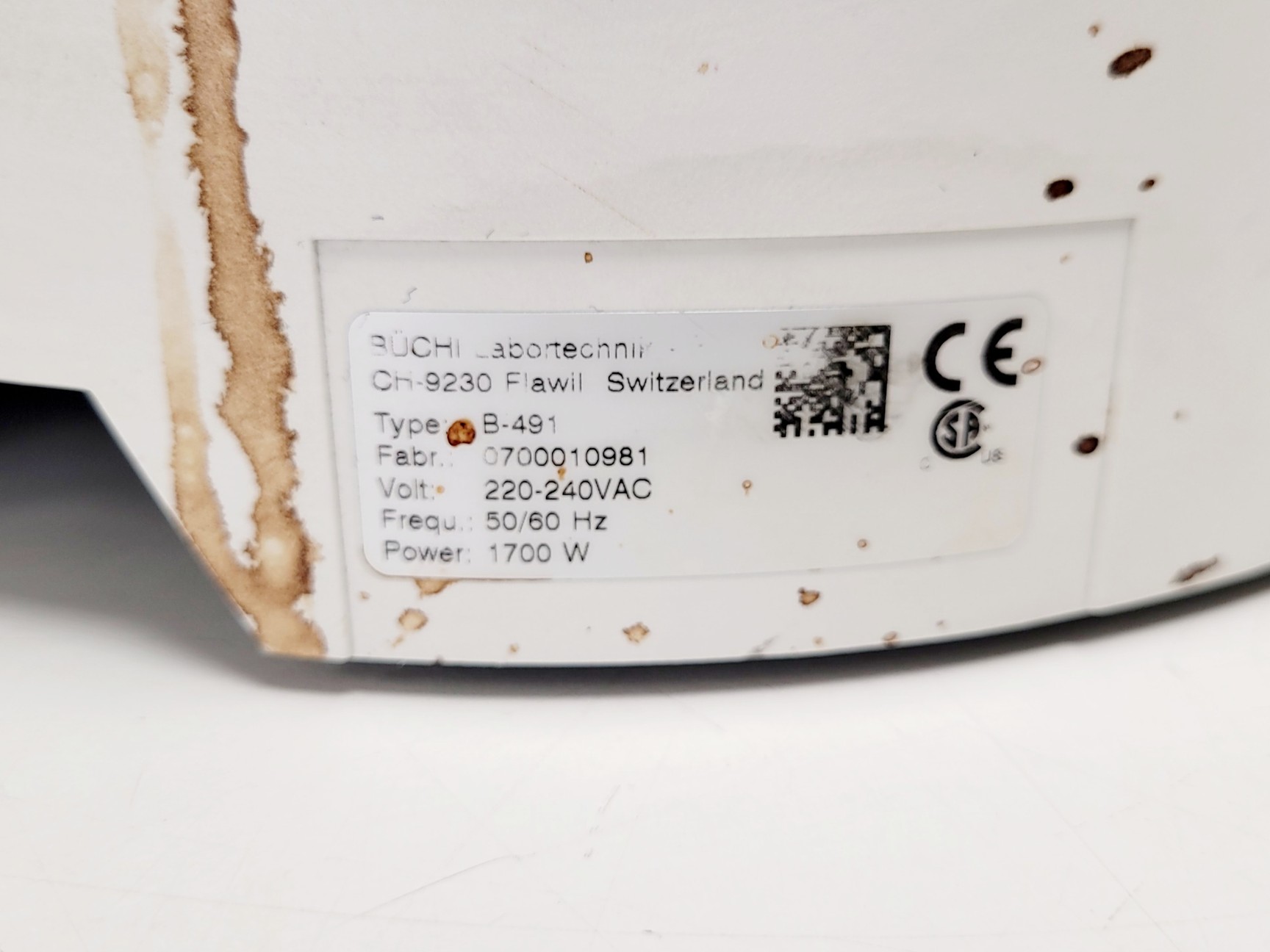 Image of Buchi Rotavapor R-124 w/ B-491 Heating Bath