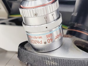 Thumbnail image of Nikon TMS Inverted Microscope w/ 3 x Objectives Ph3, Flour Lab