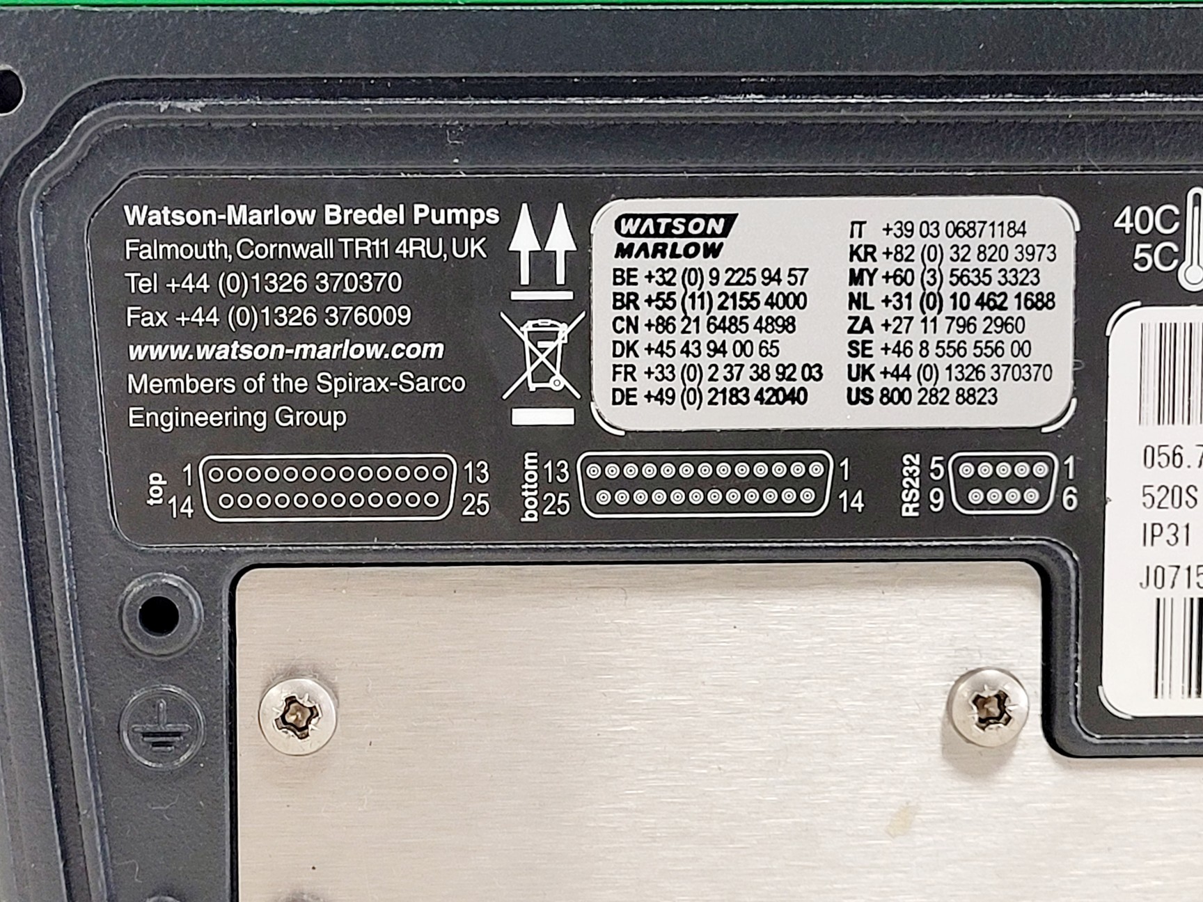 Image of Watson Marlow 520S Peristaltic Pump Lab