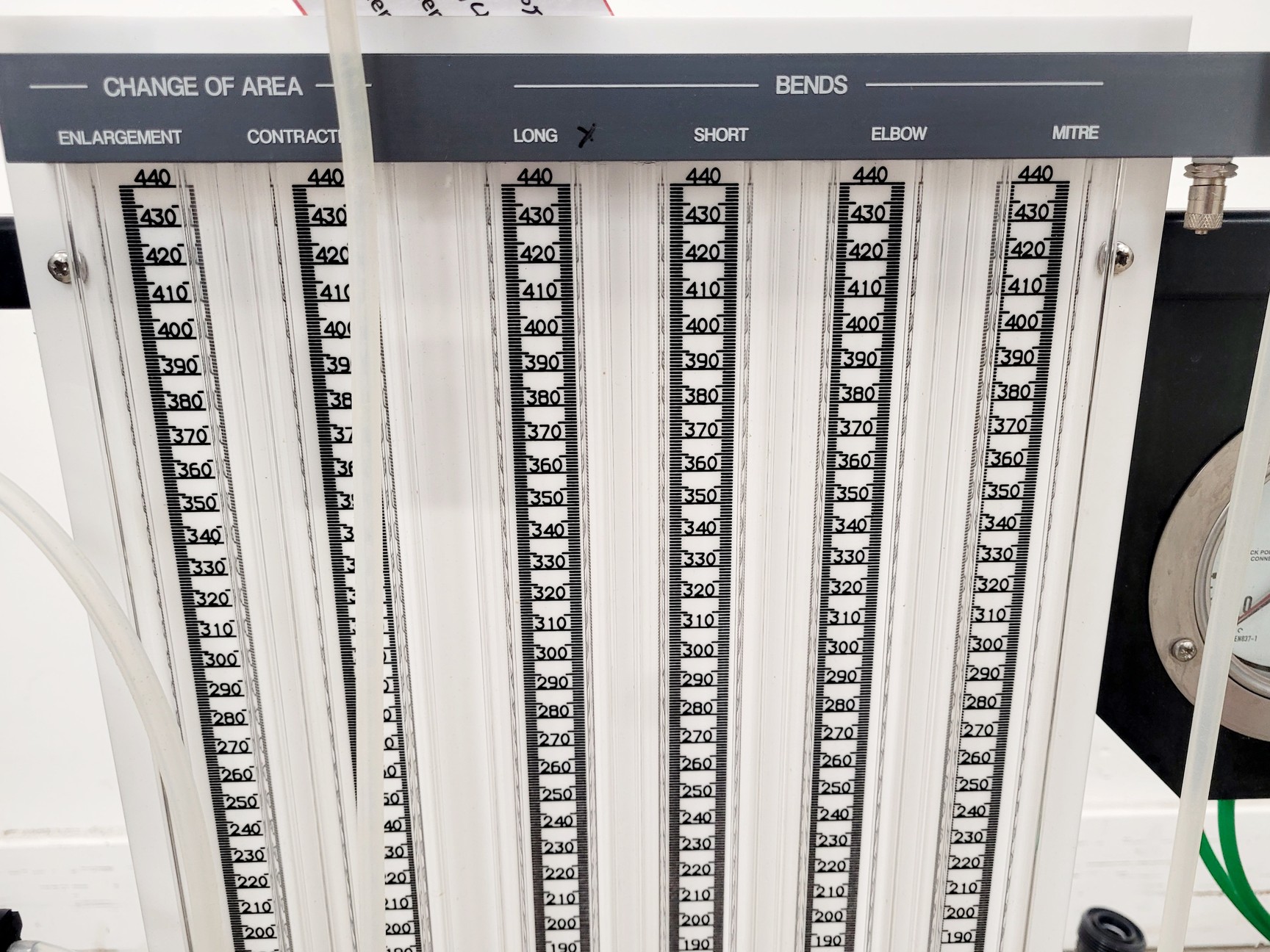 Image of Armfield F1-10-A Teaching Rig (Loss in bends) Spares/Repair Lab