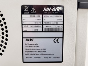 Thumbnail image of Jun-Air OF302-25MQ Air Compressor Lab