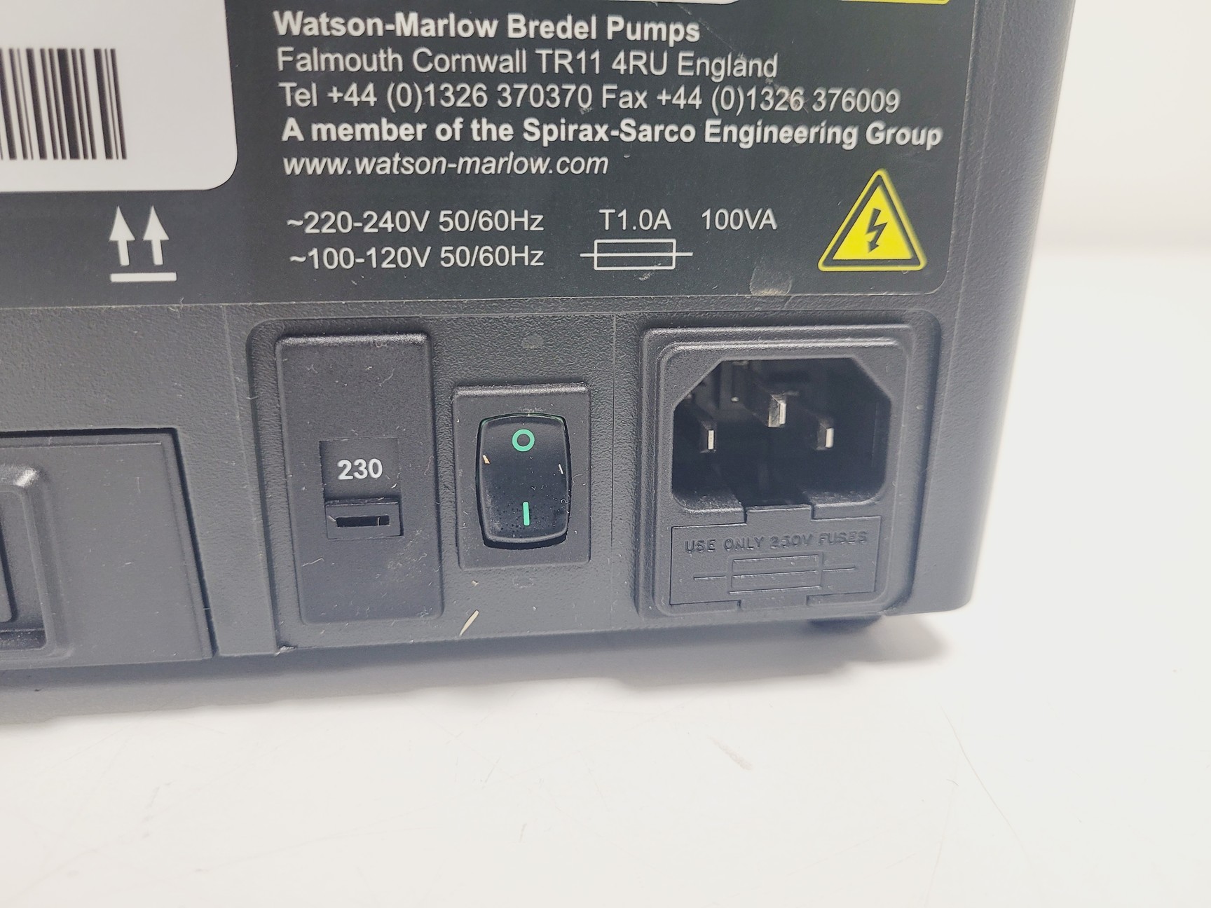 Image of Watson Marlow 323S Peristaltic Pump w/ Pump Head Assembly Lab