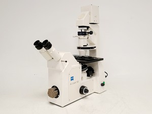 Image of Zeiss Axiovert 135 Inverted Microscope w/ 10x, 40x & 100x Objectives Lab