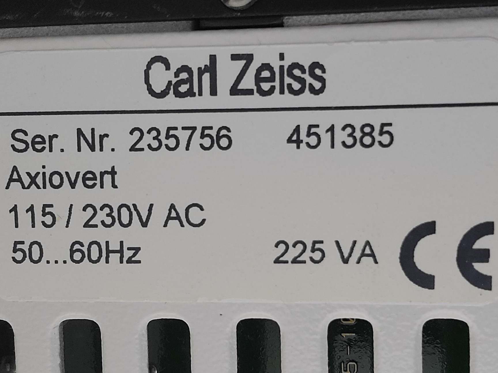 Image of Zeiss Axiovert 135 Inverted Microscope w/ 10x, 40x & 100x Objectives Lab