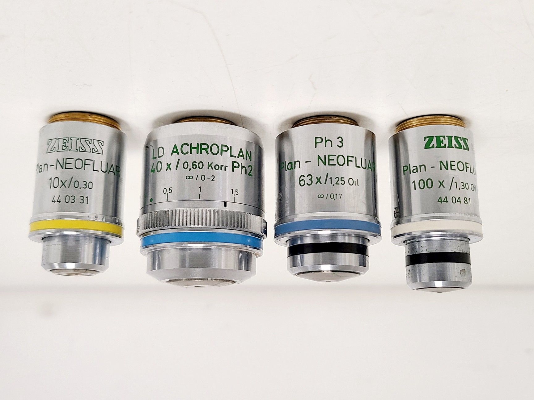 Image of Zeiss Axiovert 135 Inverted Microscope w/ 10x, 40x & 100x Objectives Lab