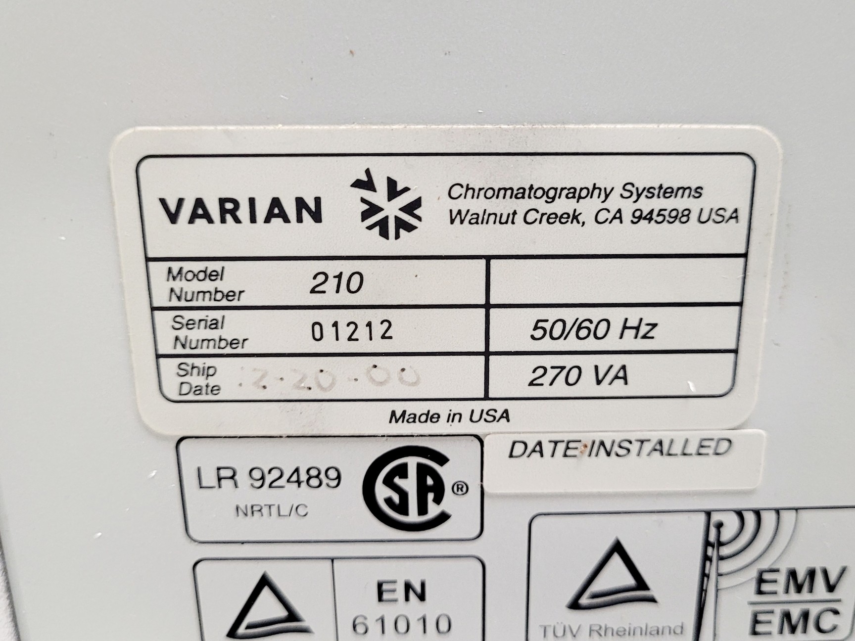 Image of Varian ProStar HPLC System, ProStar Solvent, Jasco PS-450,  ProStar UV-VIS Lab