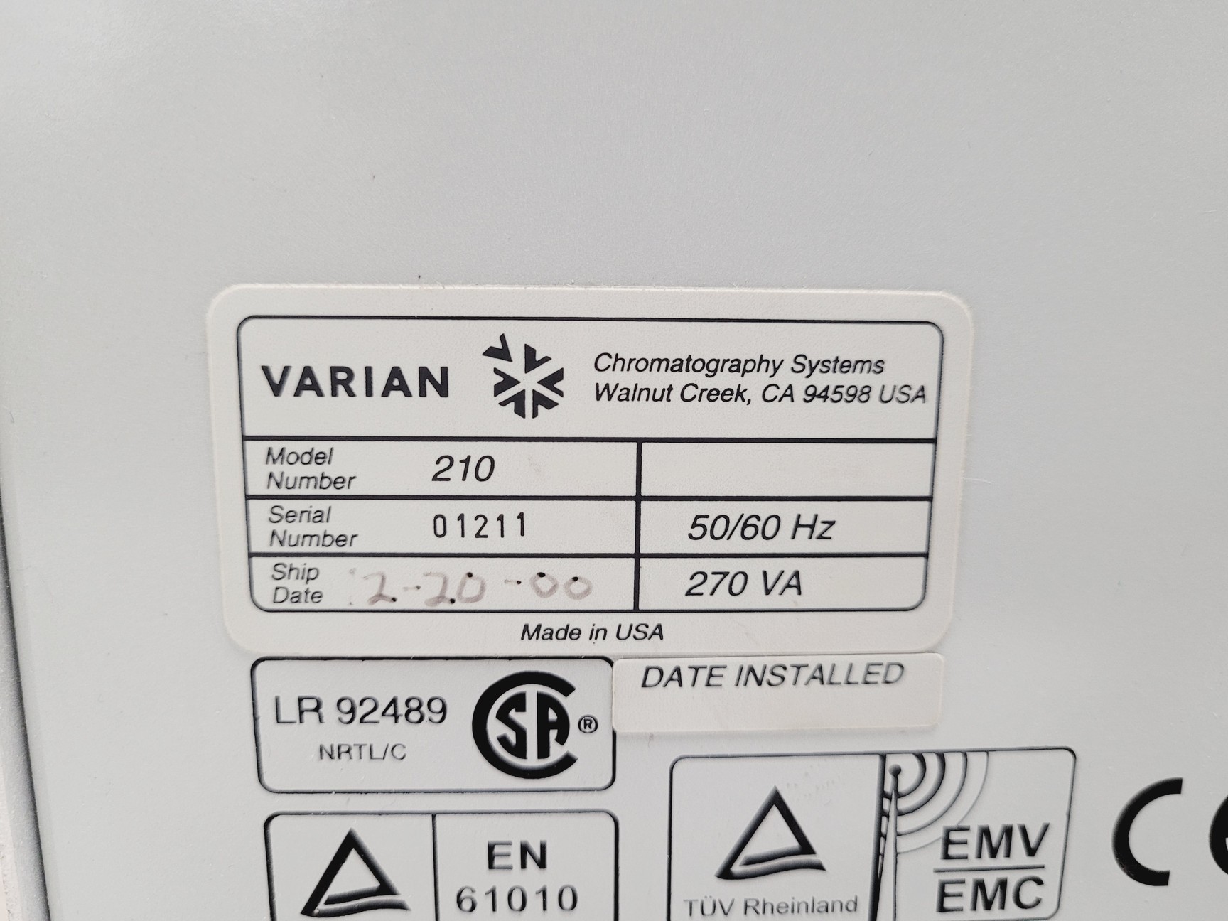 Image of Varian ProStar HPLC System, ProStar Solvent, Jasco PS-450,  ProStar UV-VIS Lab