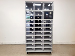 Image of Apex Industrial Technologies Model 3564 Smart Locker - Grey