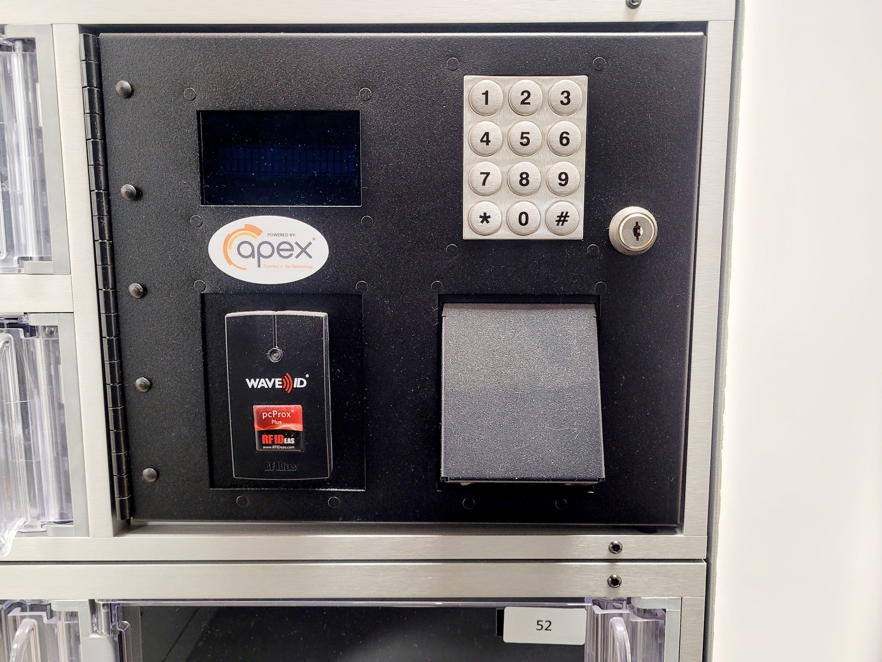 Image of Apex Industrial Technologies Model 3564 Smart Locker - Grey