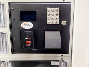 Thumbnail image of Apex Industrial Technologies Model 3564 Smart Locker - Grey