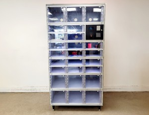 Image of Apex Industrial Technologies Model 3564 Smart Locker - Grey