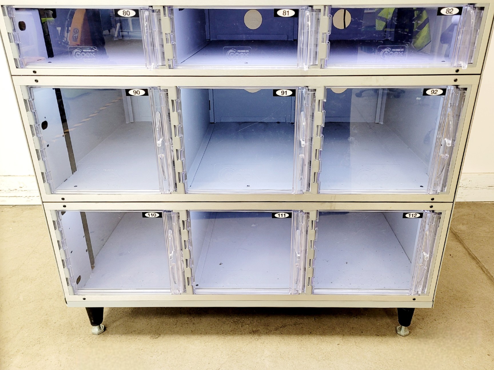 Image of Apex Industrial Technologies Model 3564 Smart Locker - Grey