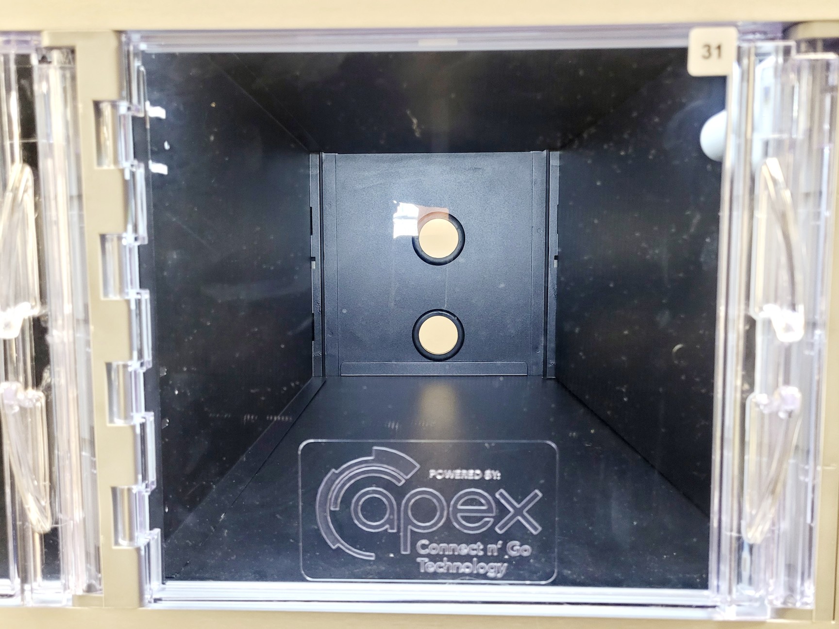 Image of Apex Industrial Technologies Model 3564 Smart Locker - Black