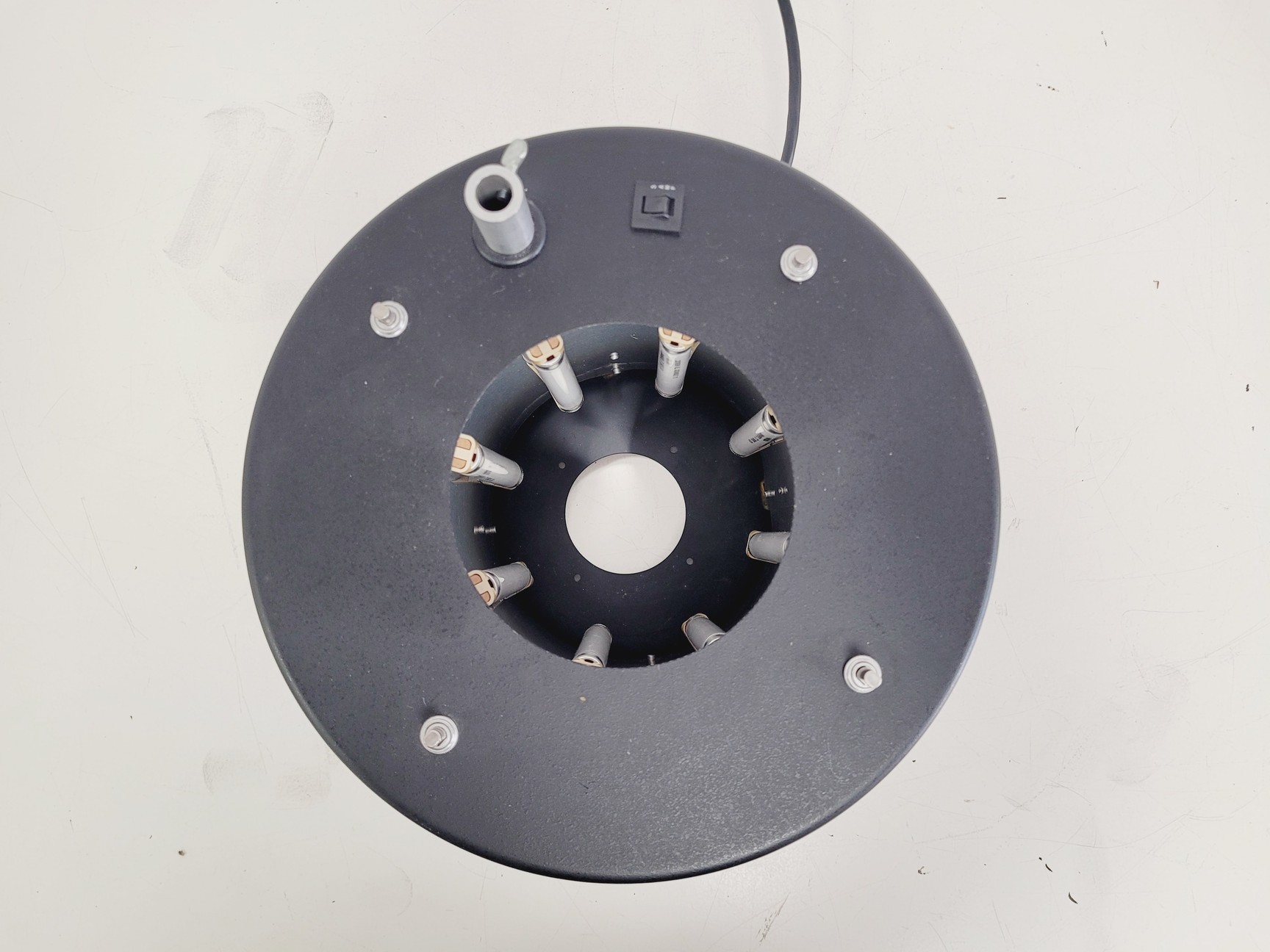 Image of Rayonet Photochemical Reactor with Step Down Transformer Lab