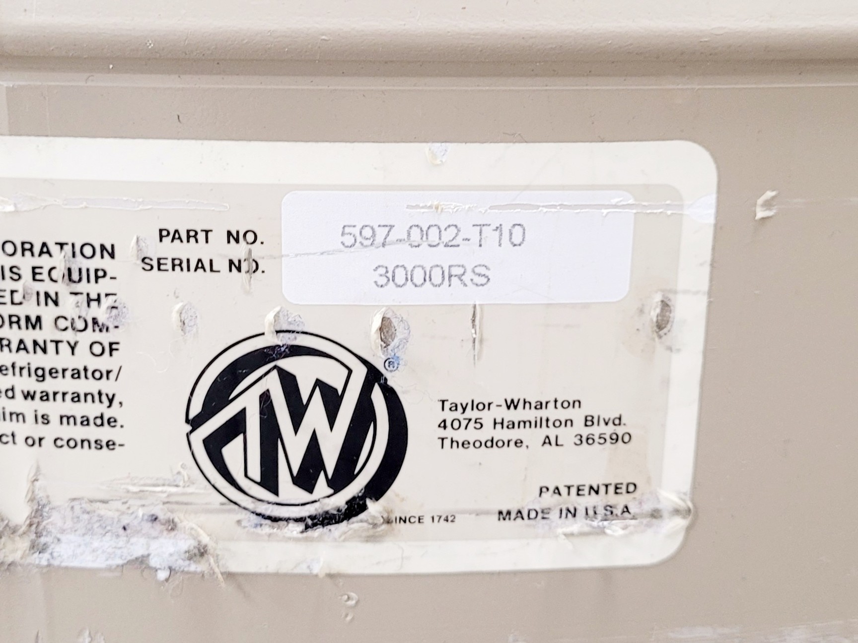 Image of Taylor Wharton 3000 RS 81L Liquid Nitrogen Dewar