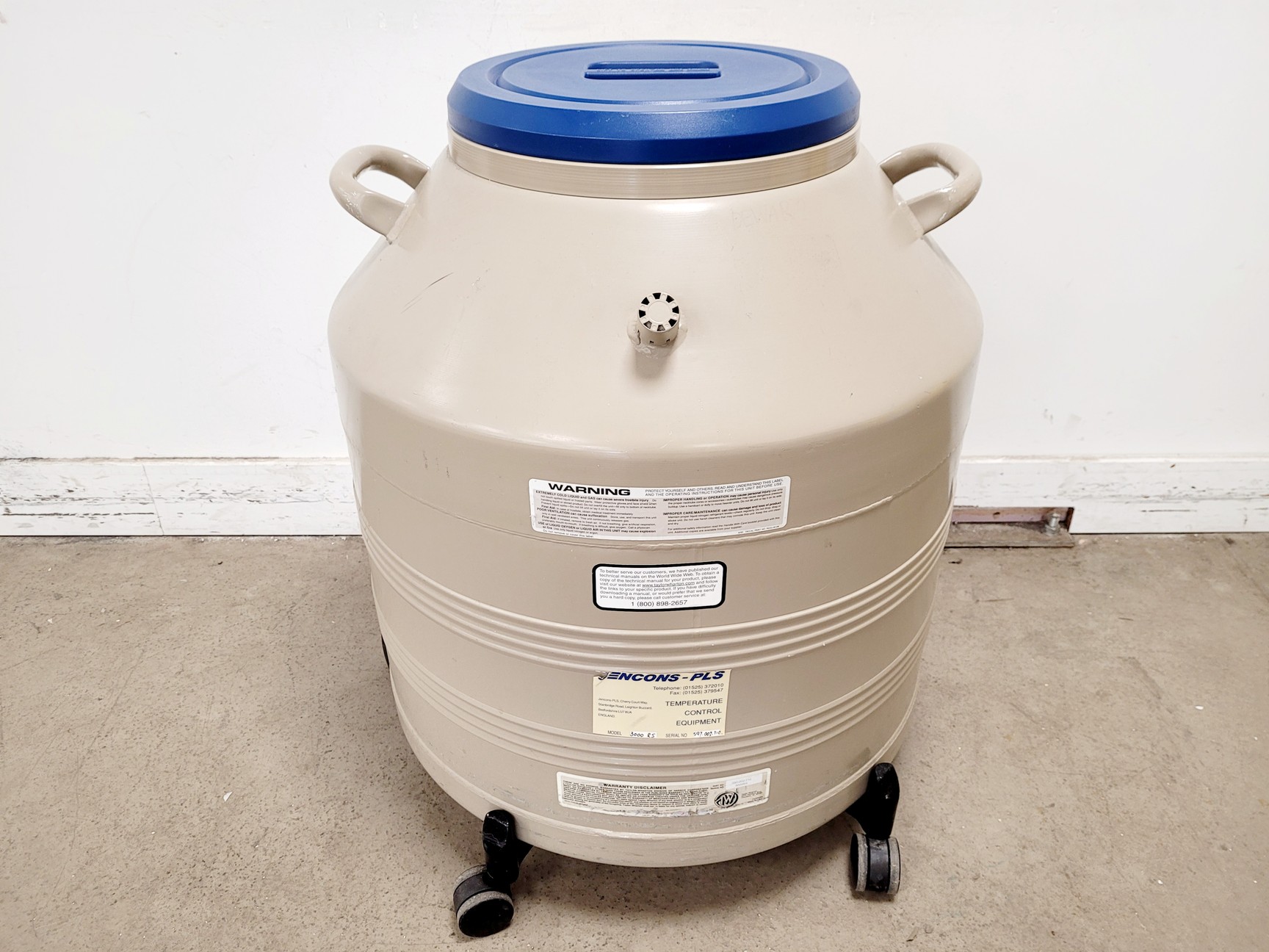 Image of Taylor Wharton 3000 RS 81L Liquid Nitrogen Dewar