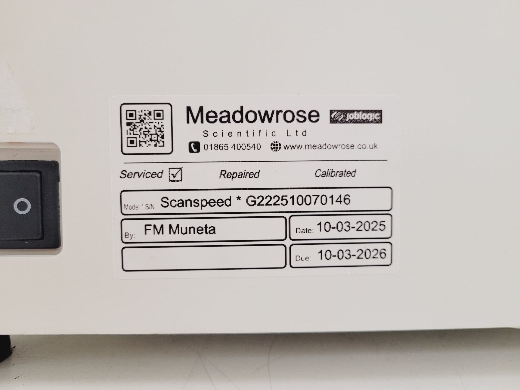 Image of Scanspeed 1730R Benchtop Centrifuge