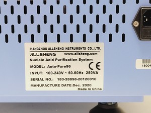 Thumbnail image of Allsheng Auto-Pure 96 Nucleic Acid Purification System Lab