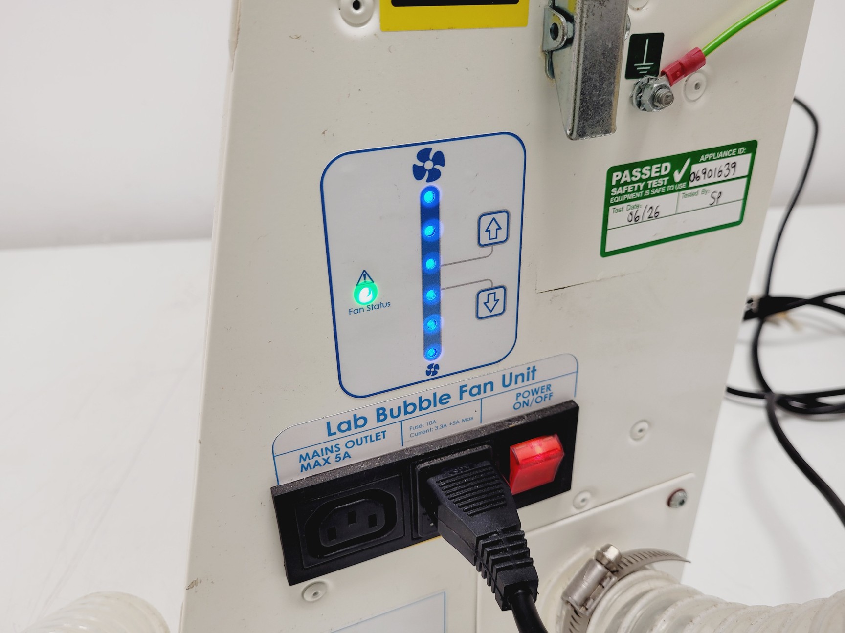 Image of Lab Bubble Sample Protection PCR Bubble BUB-PCR-SA-RED w/ Fan Unit