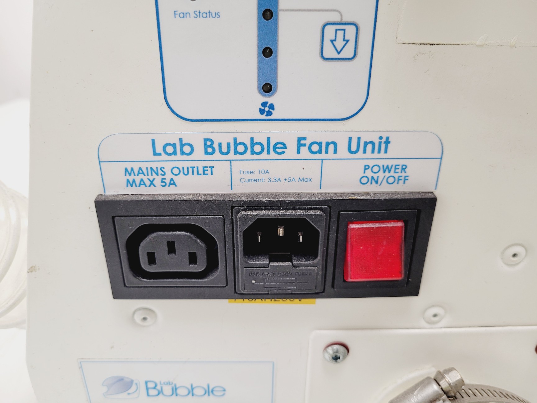 Image of Lab Bubble Sample Protection PCR Bubble BUB-PCR-SA-RED w/ Fan Unit