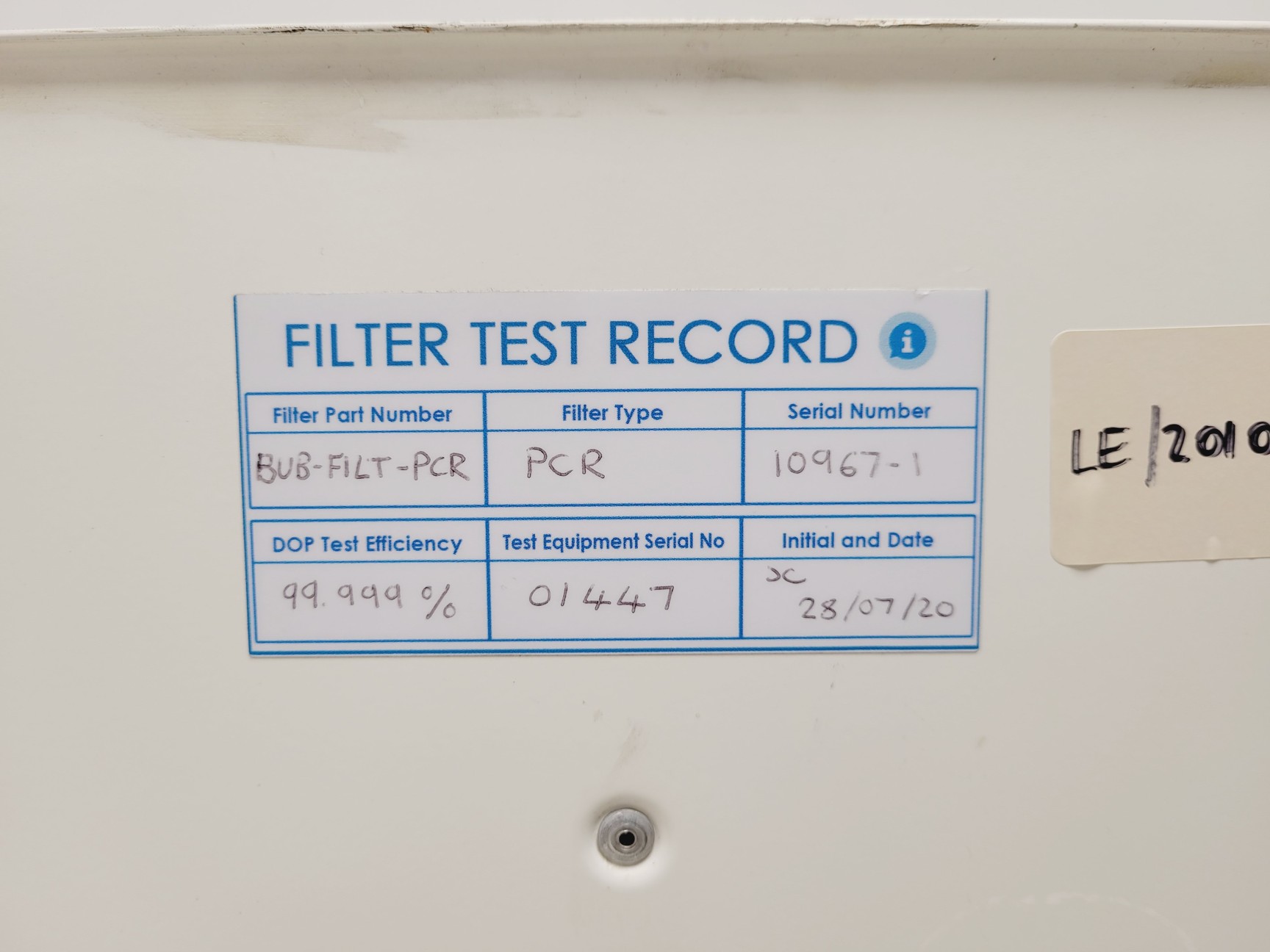 Image of Lab Bubble Sample Protection PCR Bubble BUB-PCR-SA-RED w/ Fan Unit