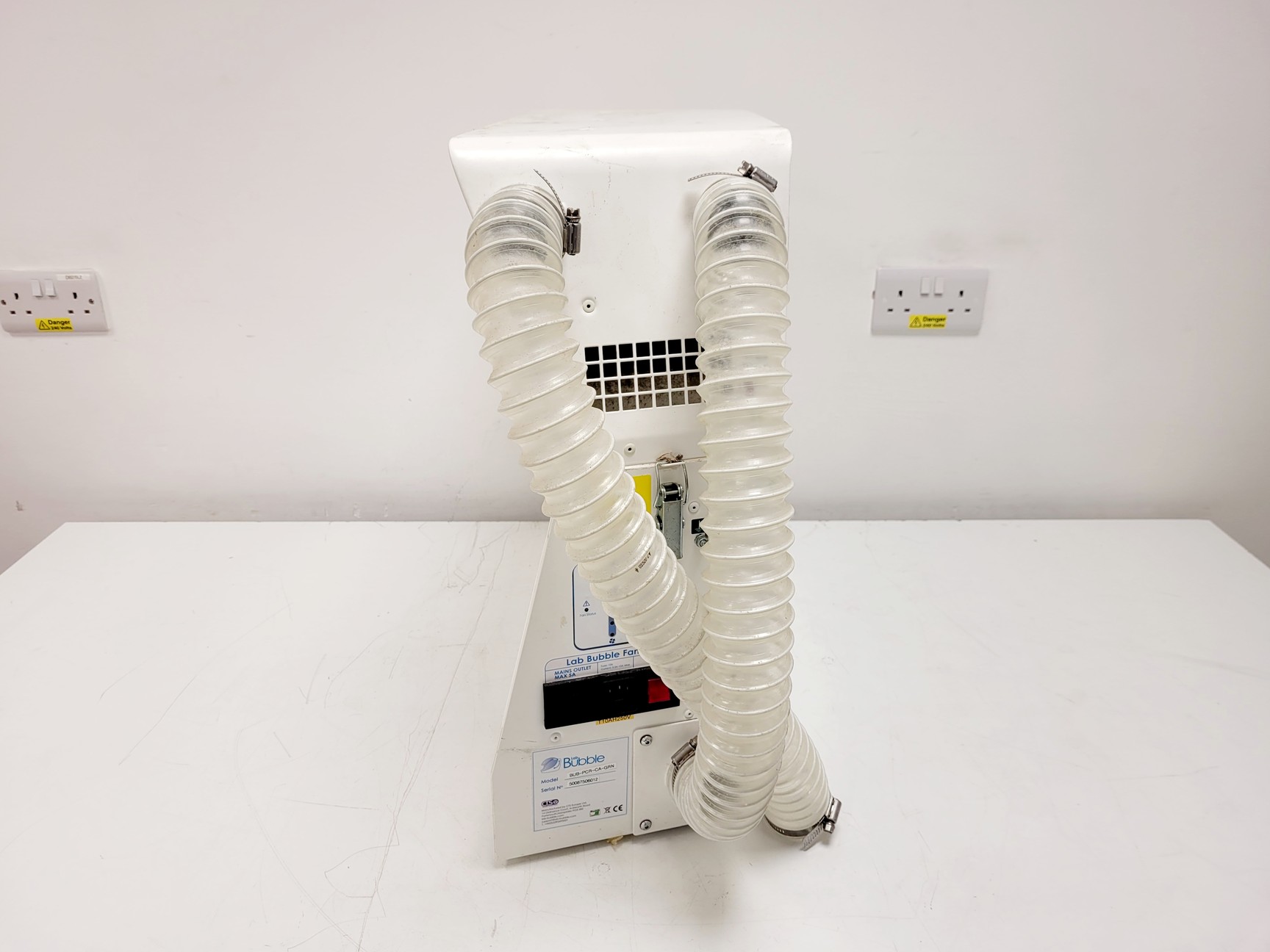 Image of Lab Bubble Sample Protection PCR Bubble BUB-PCR-SA-RED w/ Fan Unit 