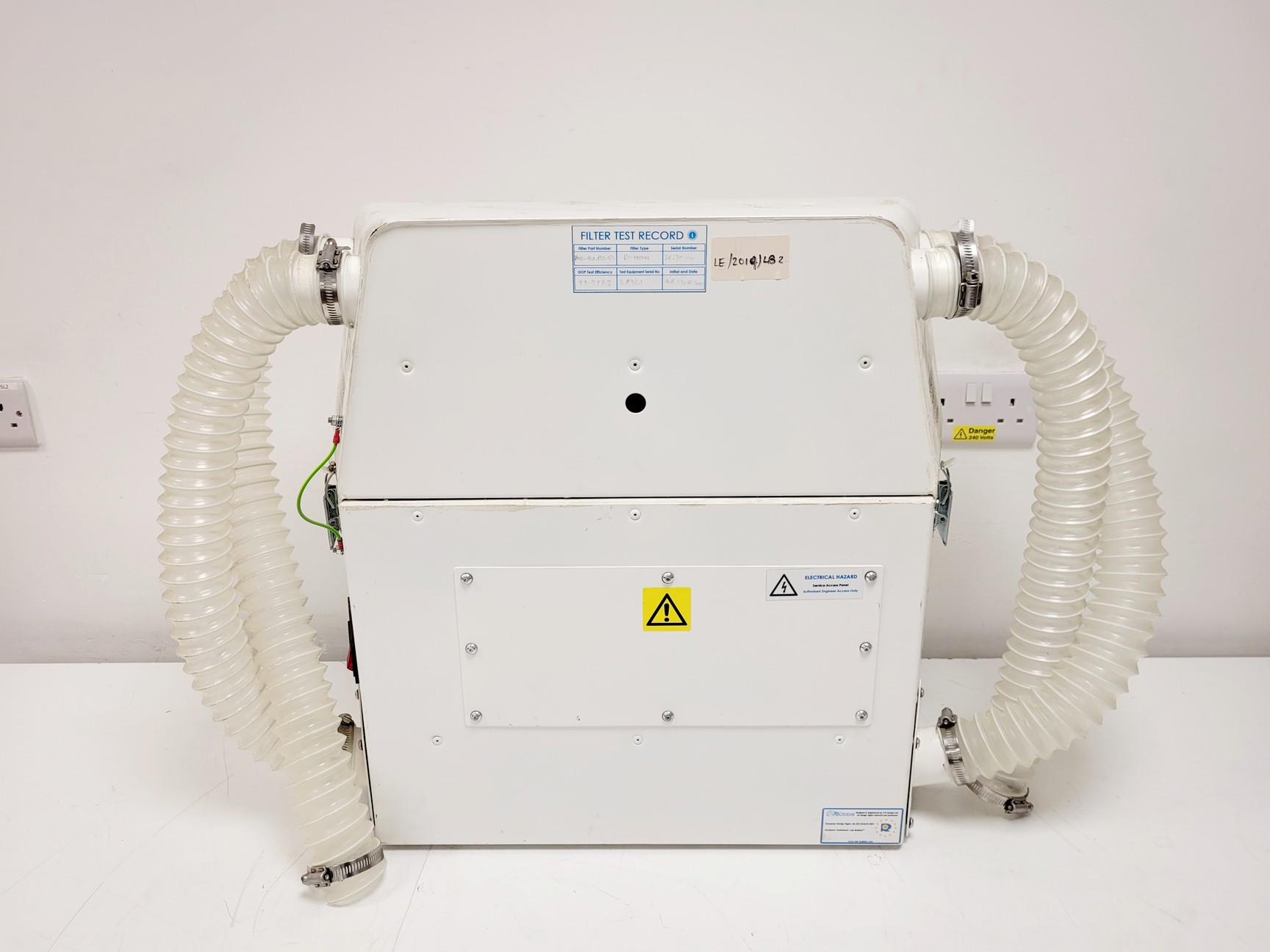 Image of Lab Bubble Sample Protection PCR Bubble BUB-PCR-SA-RED w/ Fan Unit 