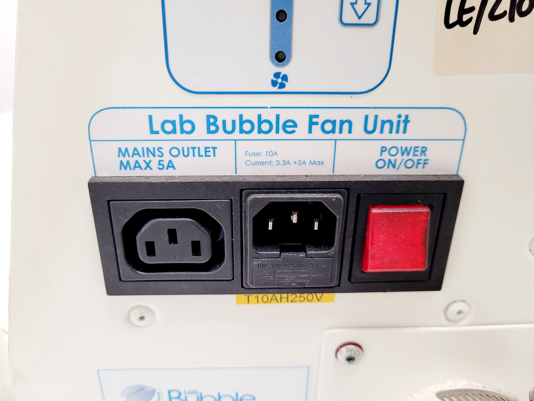 Image of Lab Bubble PCR Bubble Sample Protection UV BUB-PCR-SA-RED w/ Fan Unit