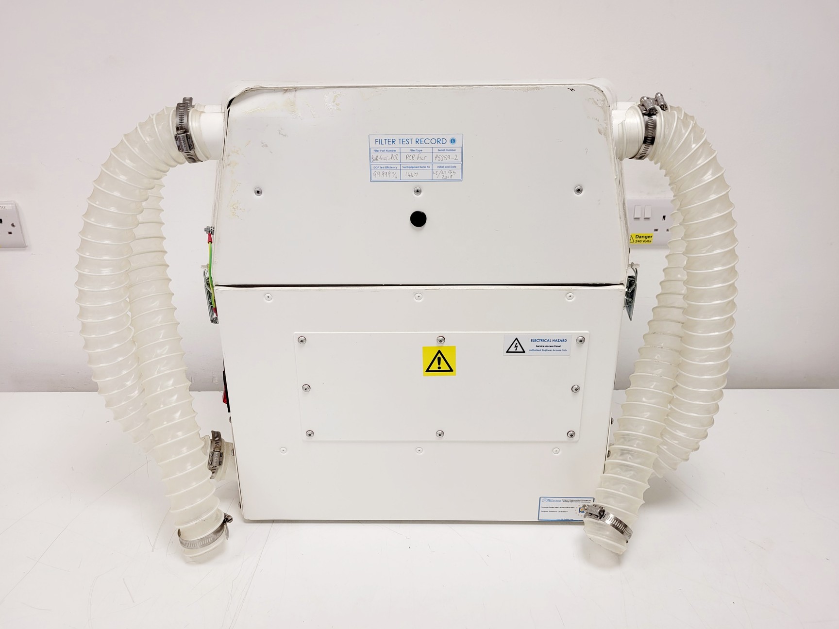 Image of Lab Bubble PCR Bubble Sample Protection UV BUB-PCR-SA-RED w/ Fan Unit