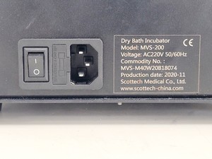 Thumbnail image of Scottech Medical MVESURE MVS-200 Dry Block Heater