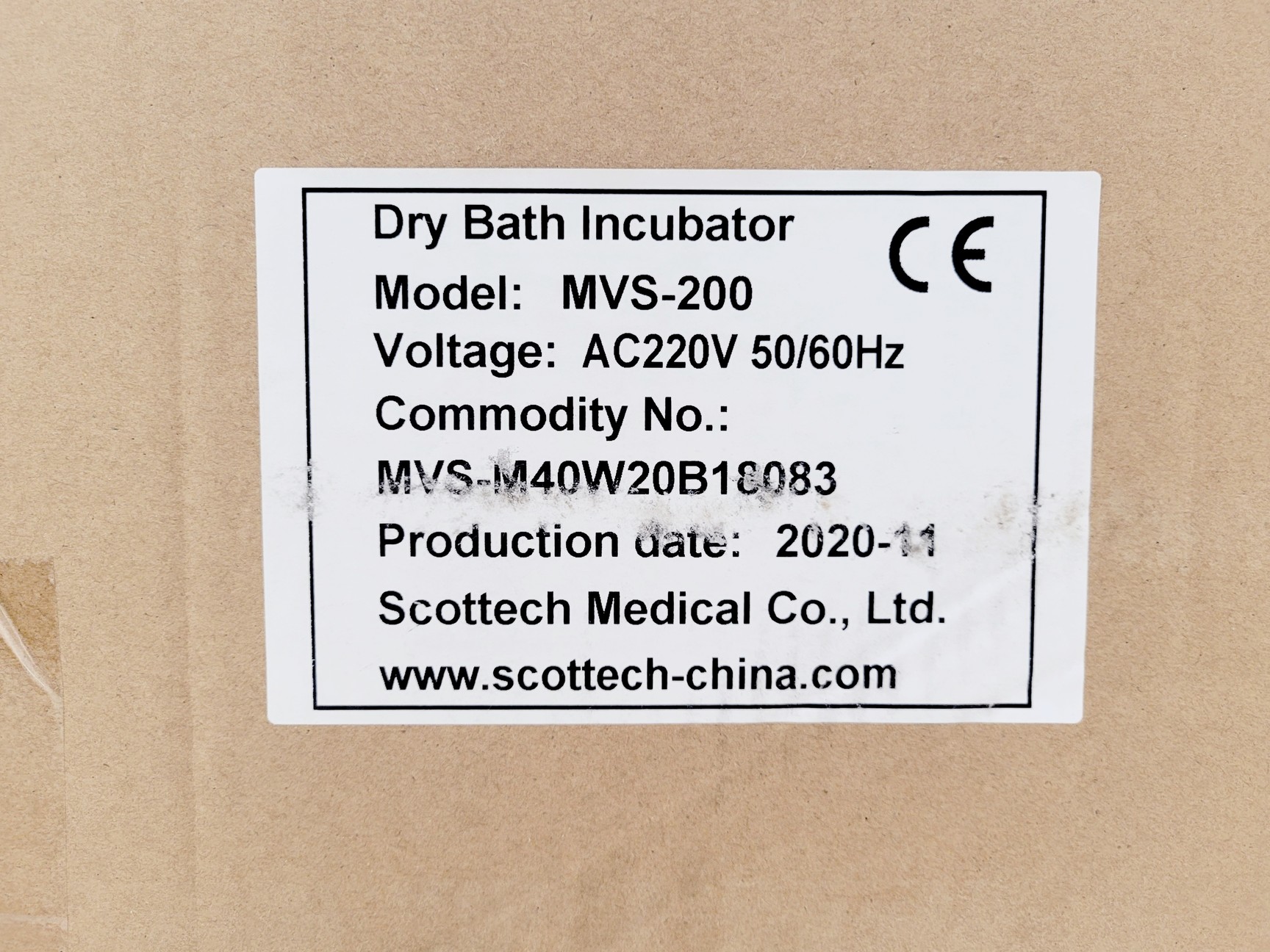 Image of Scottech Medical MVESURE MVS-200 Dry Block Heater