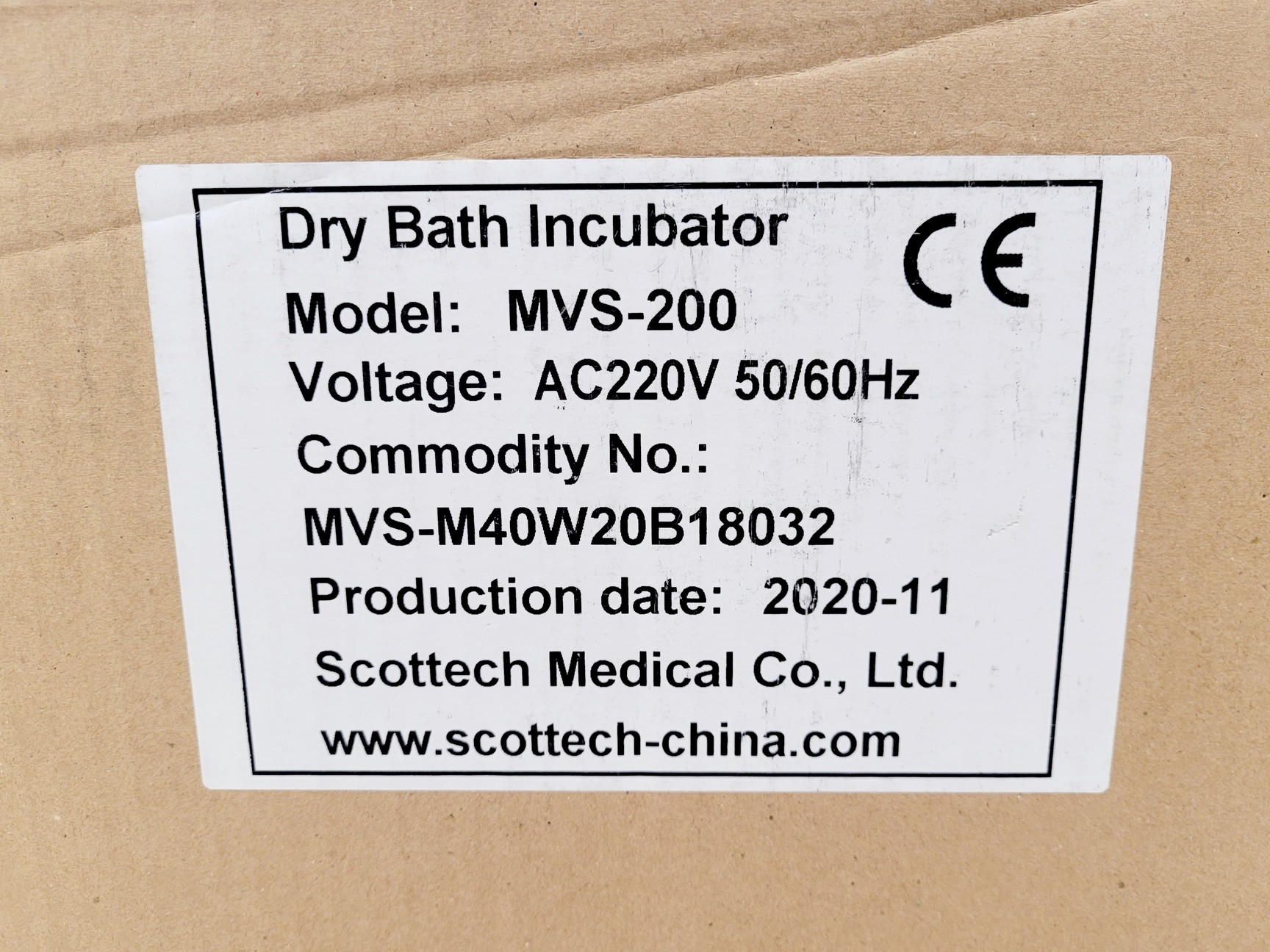 Image of Scottech Medical MVESURE MVS-200 Dry Block Heater