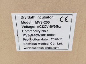 Thumbnail image of Scottech Medical MVESURE MVS-200 Dry Block Heater