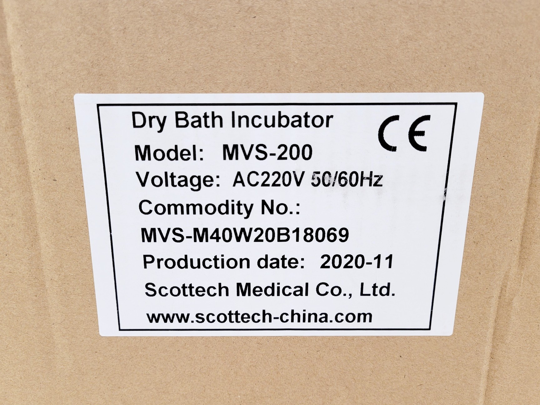 Image of Scottech Medical MVESURE MVS-200 Dry Block Heater
